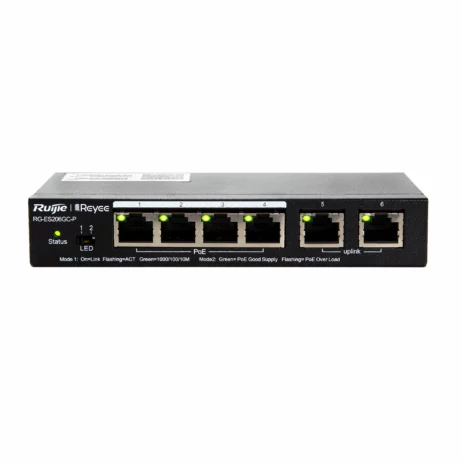 Reyee 6-Port Gigabit stjórnanlegur 4xPoE switch - RG-ES206CG-P - Image 2