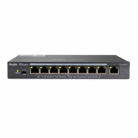 Reyee 9-Port Gigabit stjórnanlegur 8xPoE switch - RG-ES209CG-P - Image 2